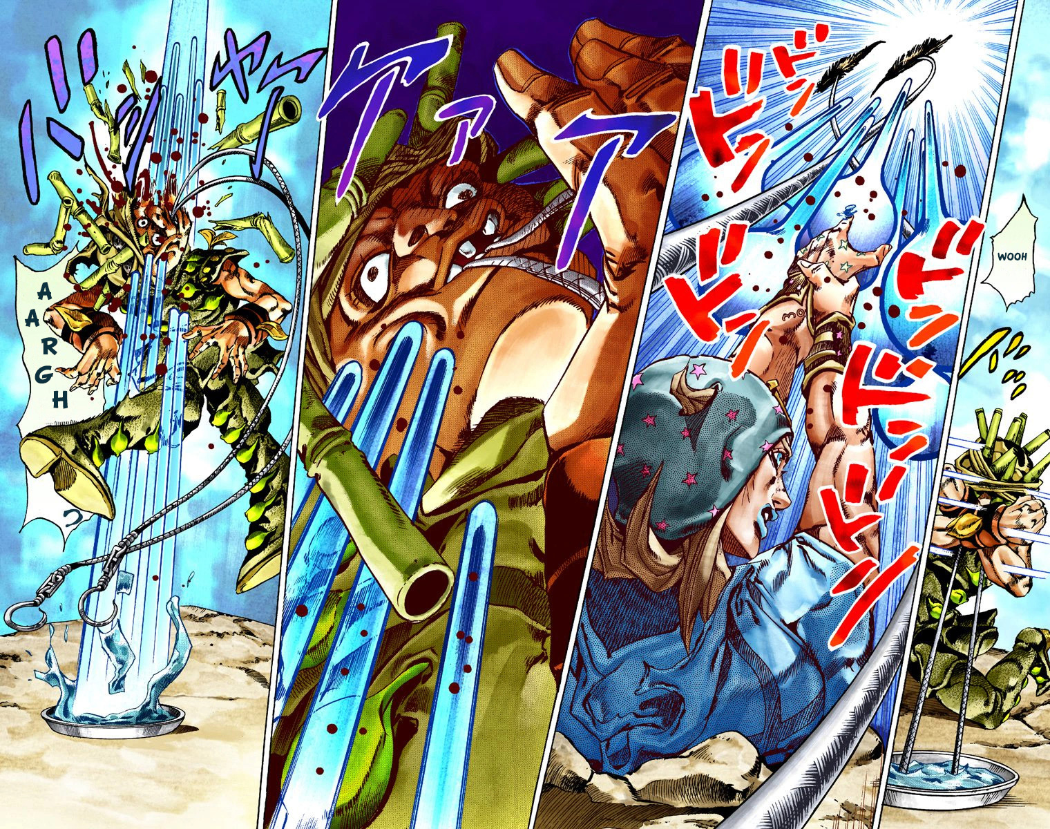 Read JoJo_s Bizarre Adventure Part 7 Steel Ball Run Official Colored FR Manga Online