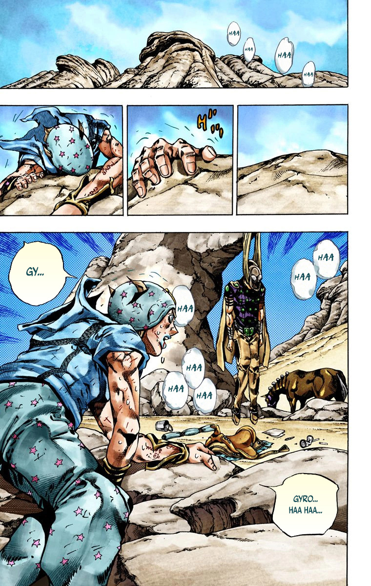 Read JoJo_s Bizarre Adventure Part 7 Steel Ball Run Official Colored FR Manga Online
