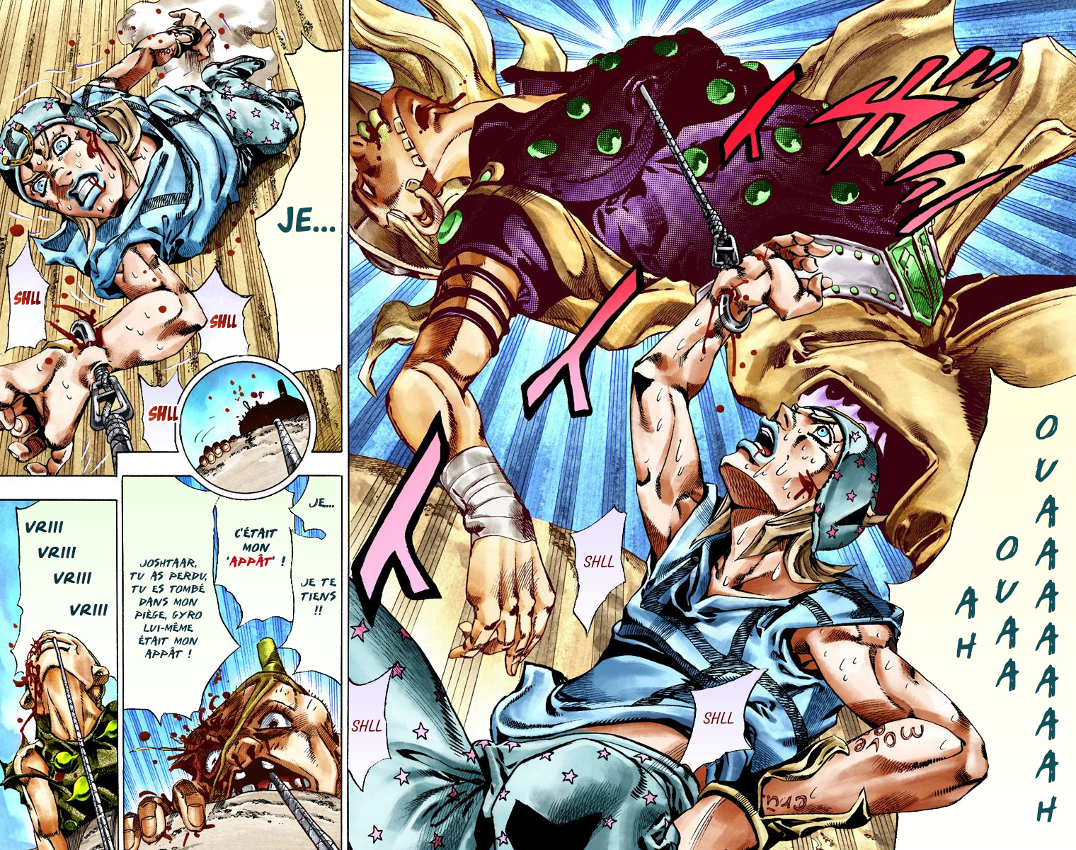 Read JoJo_s Bizarre Adventure Part 7 Steel Ball Run Official Colored FR Manga Online