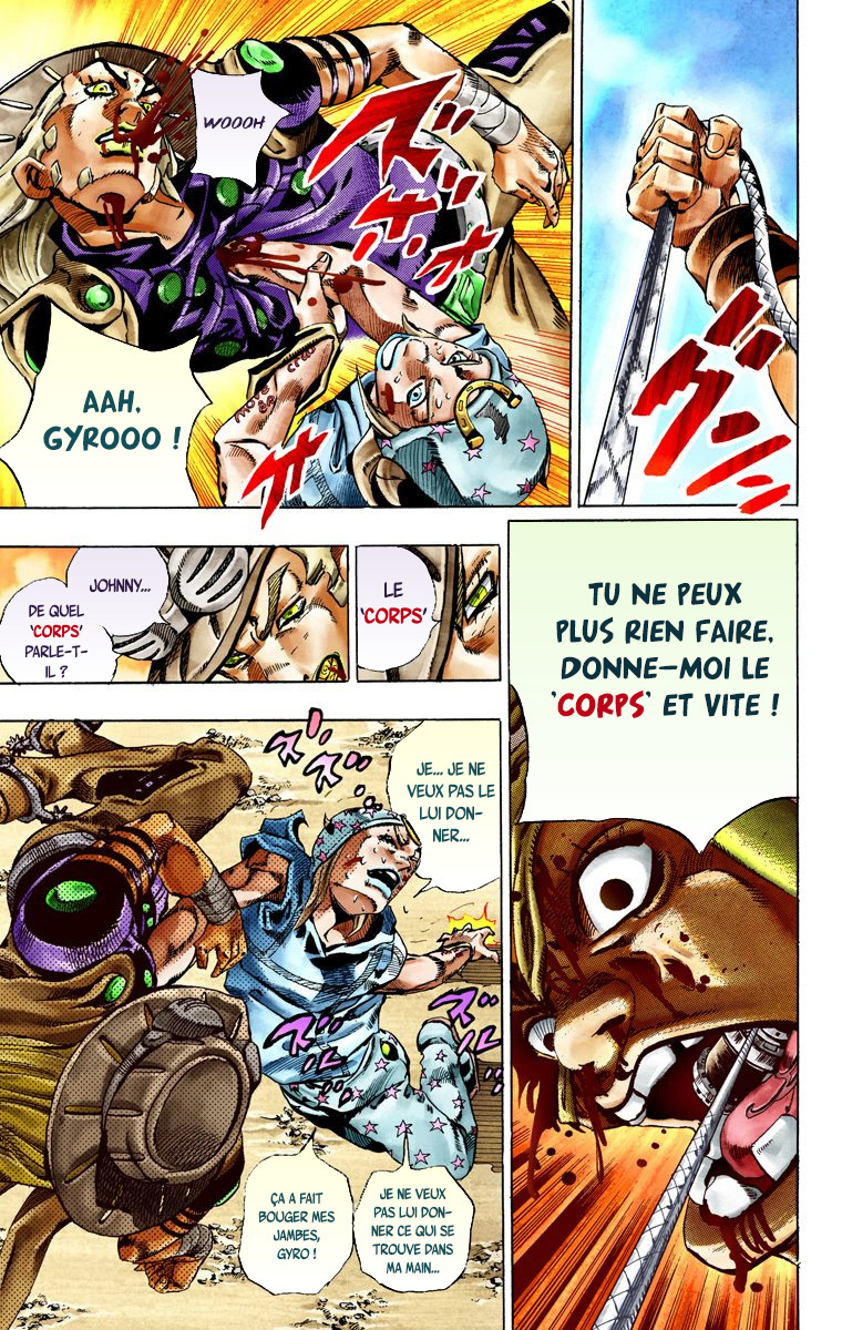 Read JoJo_s Bizarre Adventure Part 7 Steel Ball Run Official Colored FR Manga Online