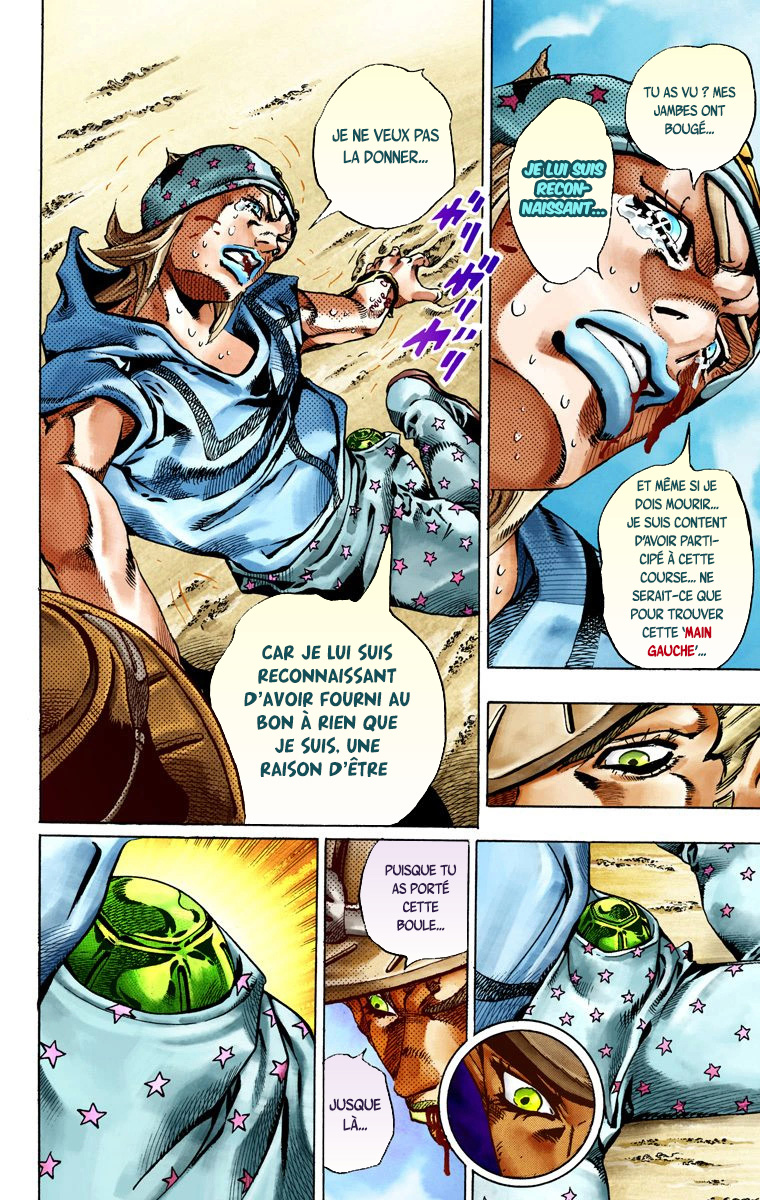 Read JoJo_s Bizarre Adventure Part 7 Steel Ball Run Official Colored FR Manga Online