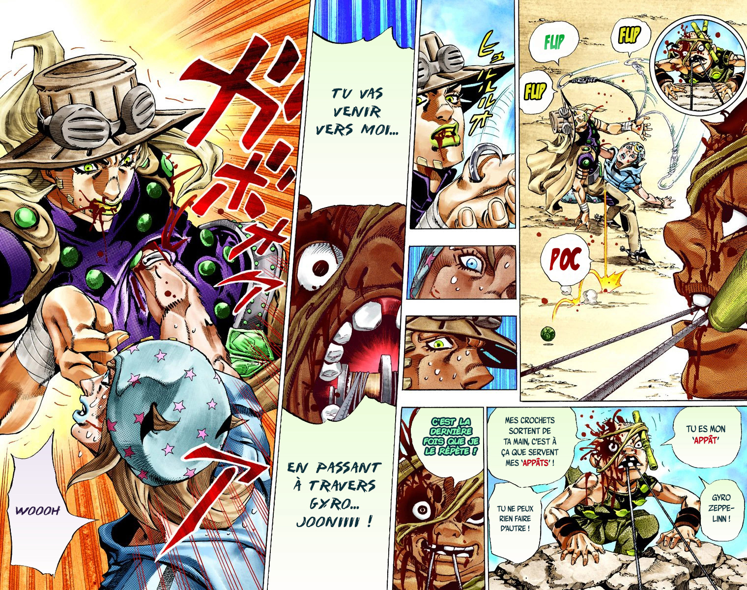 Read JoJo_s Bizarre Adventure Part 7 Steel Ball Run Official Colored FR Manga Online