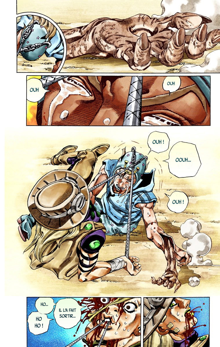 Read JoJo_s Bizarre Adventure Part 7 Steel Ball Run Official Colored FR Manga Online