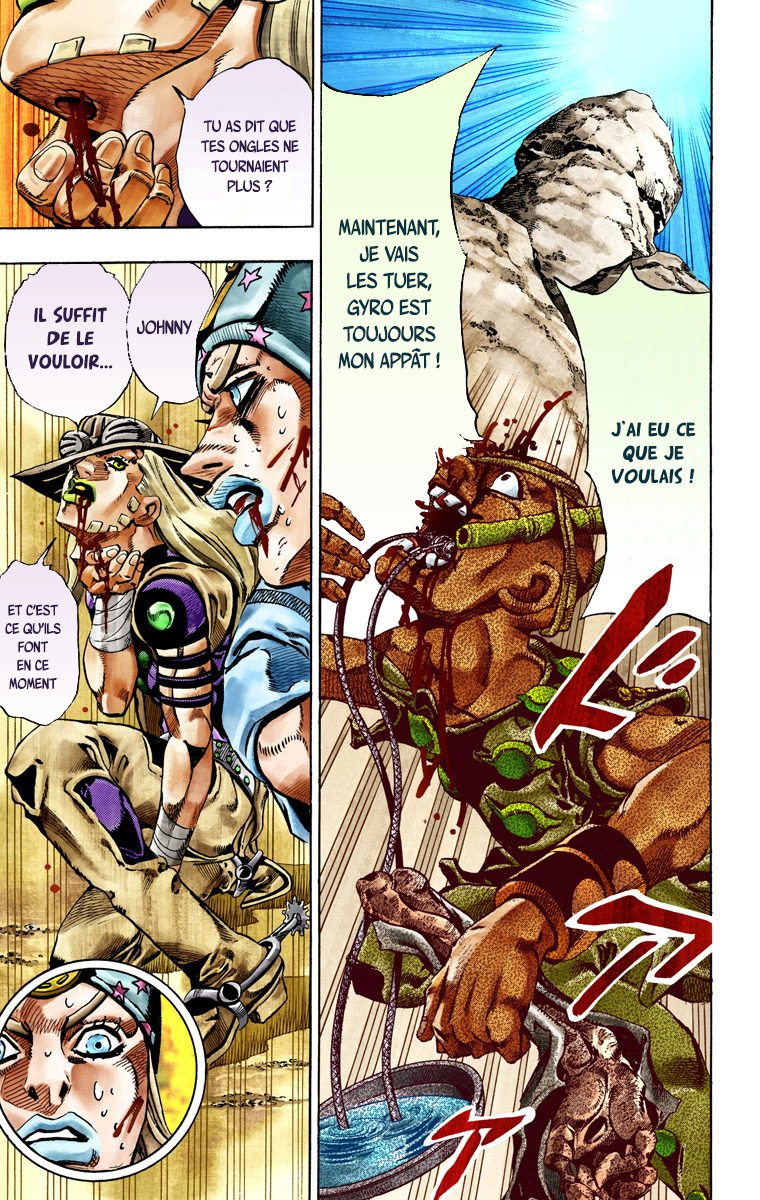 Read JoJo_s Bizarre Adventure Part 7 Steel Ball Run Official Colored FR Manga Online