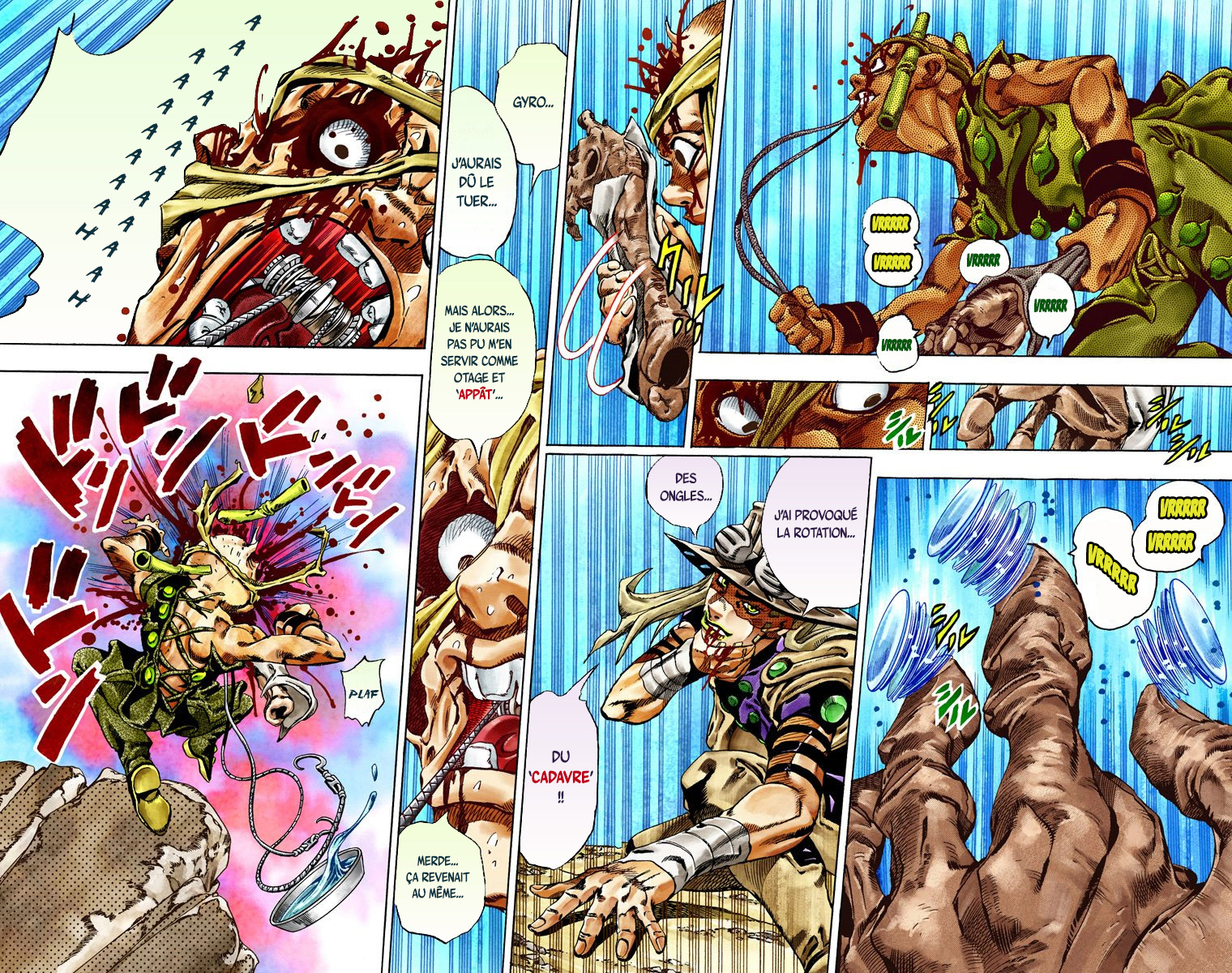 Read JoJo_s Bizarre Adventure Part 7 Steel Ball Run Official Colored FR Manga Online