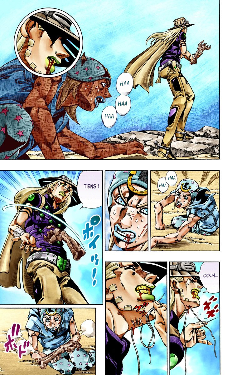 Read JoJo_s Bizarre Adventure Part 7 Steel Ball Run Official Colored FR Manga Online