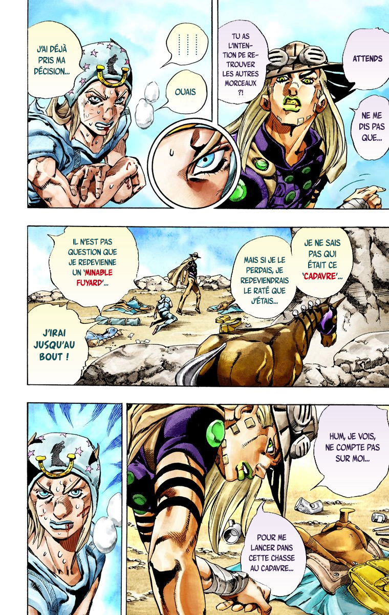 Read JoJo_s Bizarre Adventure Part 7 Steel Ball Run Official Colored FR Manga Online