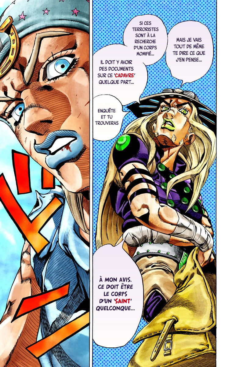 Read JoJo_s Bizarre Adventure Part 7 Steel Ball Run Official Colored FR Manga Online