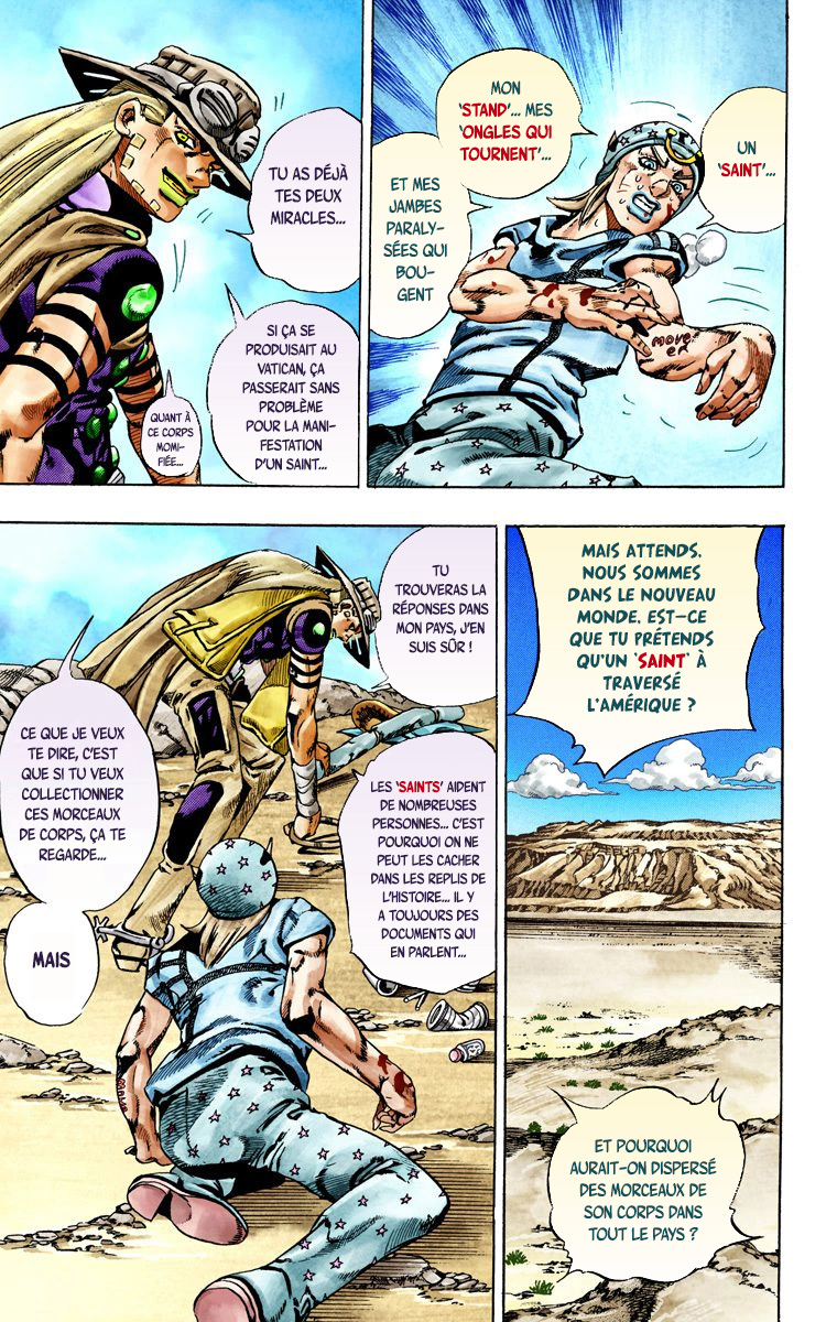 Read JoJo_s Bizarre Adventure Part 7 Steel Ball Run Official Colored FR Manga Online