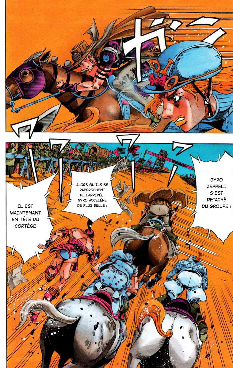 Read JoJo_s Bizarre Adventure Part 7 Steel Ball Run Official Colored FR Manga Online