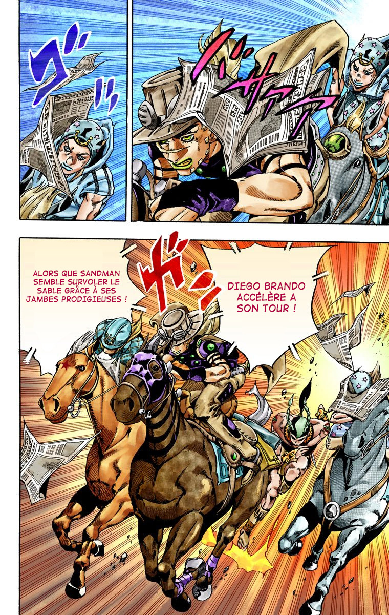 Read JoJo_s Bizarre Adventure Part 7 Steel Ball Run Official Colored FR Manga Online