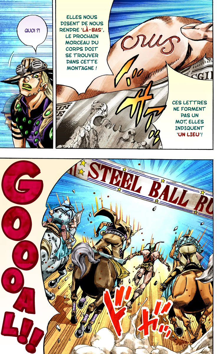 Read JoJo_s Bizarre Adventure Part 7 Steel Ball Run Official Colored FR Manga Online