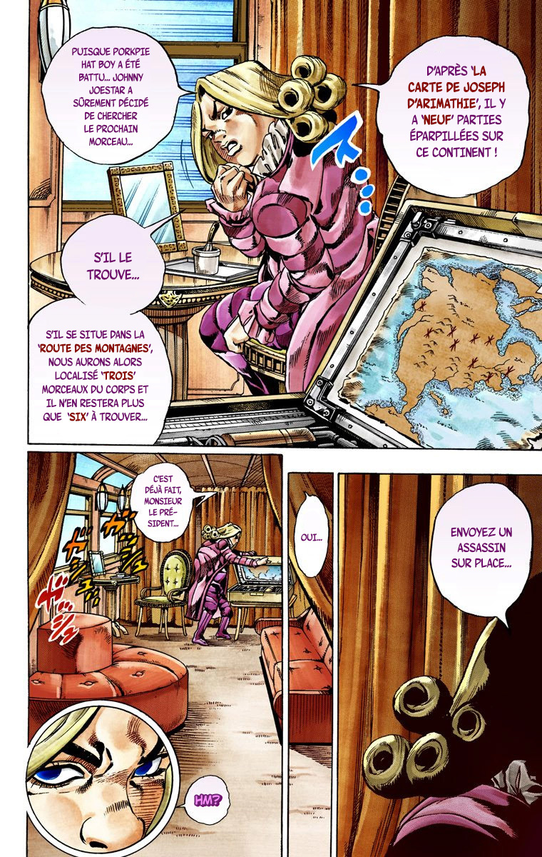 Read JoJo_s Bizarre Adventure Part 7 Steel Ball Run Official Colored FR Manga Online