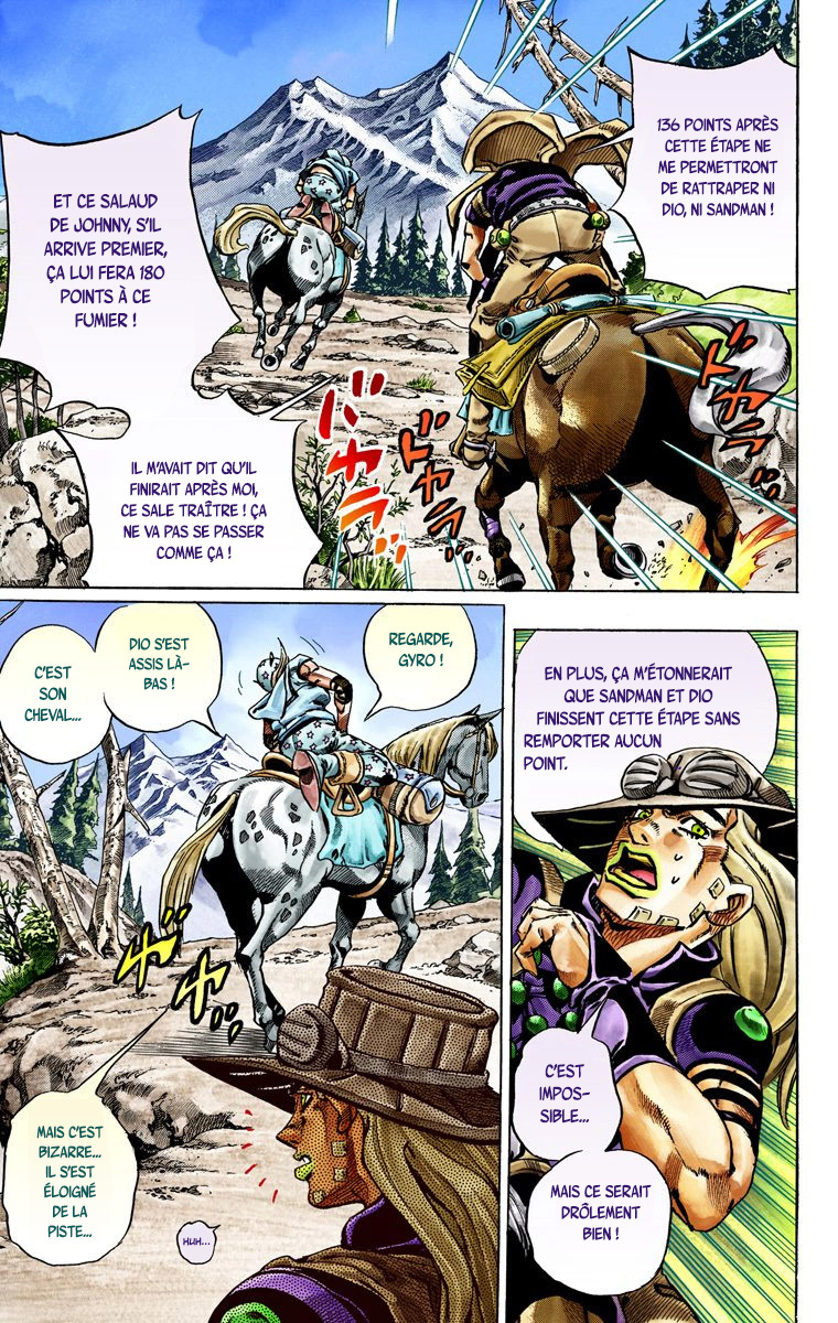 Read JoJo_s Bizarre Adventure Part 7 Steel Ball Run Official Colored FR Manga Online