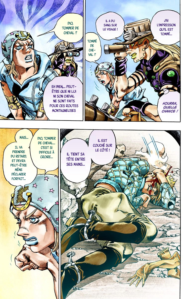Read JoJo_s Bizarre Adventure Part 7 Steel Ball Run Official Colored FR Manga Online