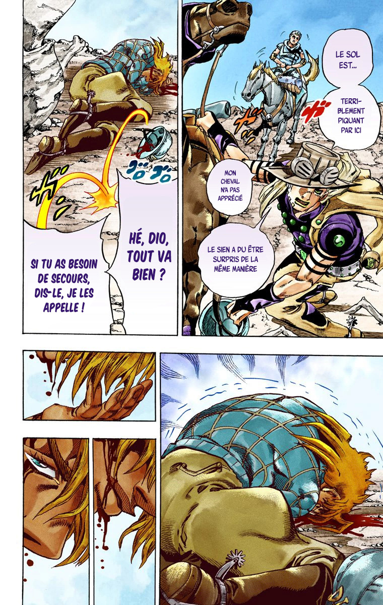 Read JoJo_s Bizarre Adventure Part 7 Steel Ball Run Official Colored FR Manga Online