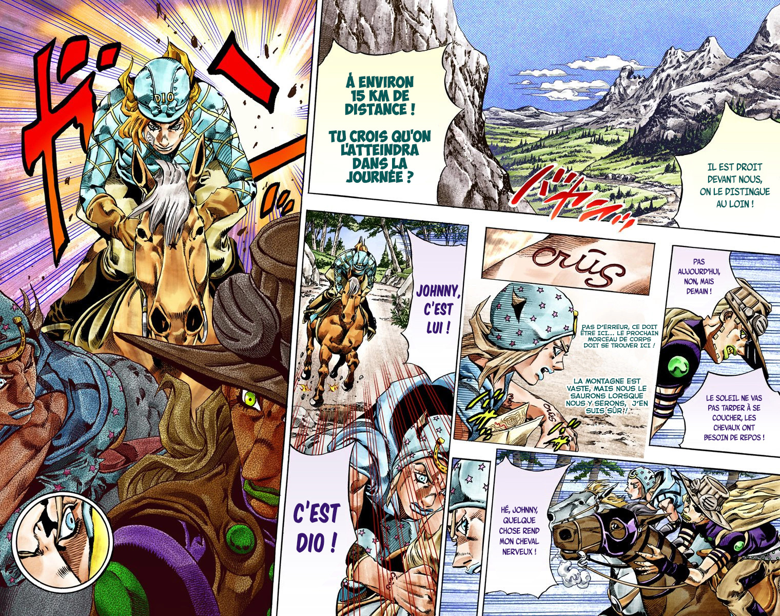 Read JoJo_s Bizarre Adventure Part 7 Steel Ball Run Official Colored FR Manga Online