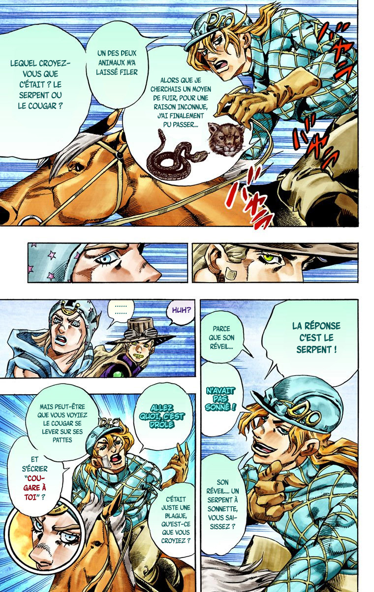 Read JoJo_s Bizarre Adventure Part 7 Steel Ball Run Official Colored FR Manga Online