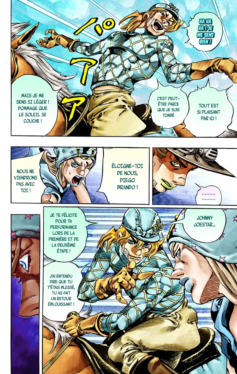 Read JoJo_s Bizarre Adventure Part 7 Steel Ball Run Official Colored FR Manga Online