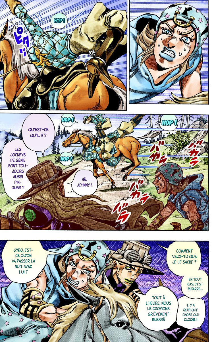 Read JoJo_s Bizarre Adventure Part 7 Steel Ball Run Official Colored FR Manga Online