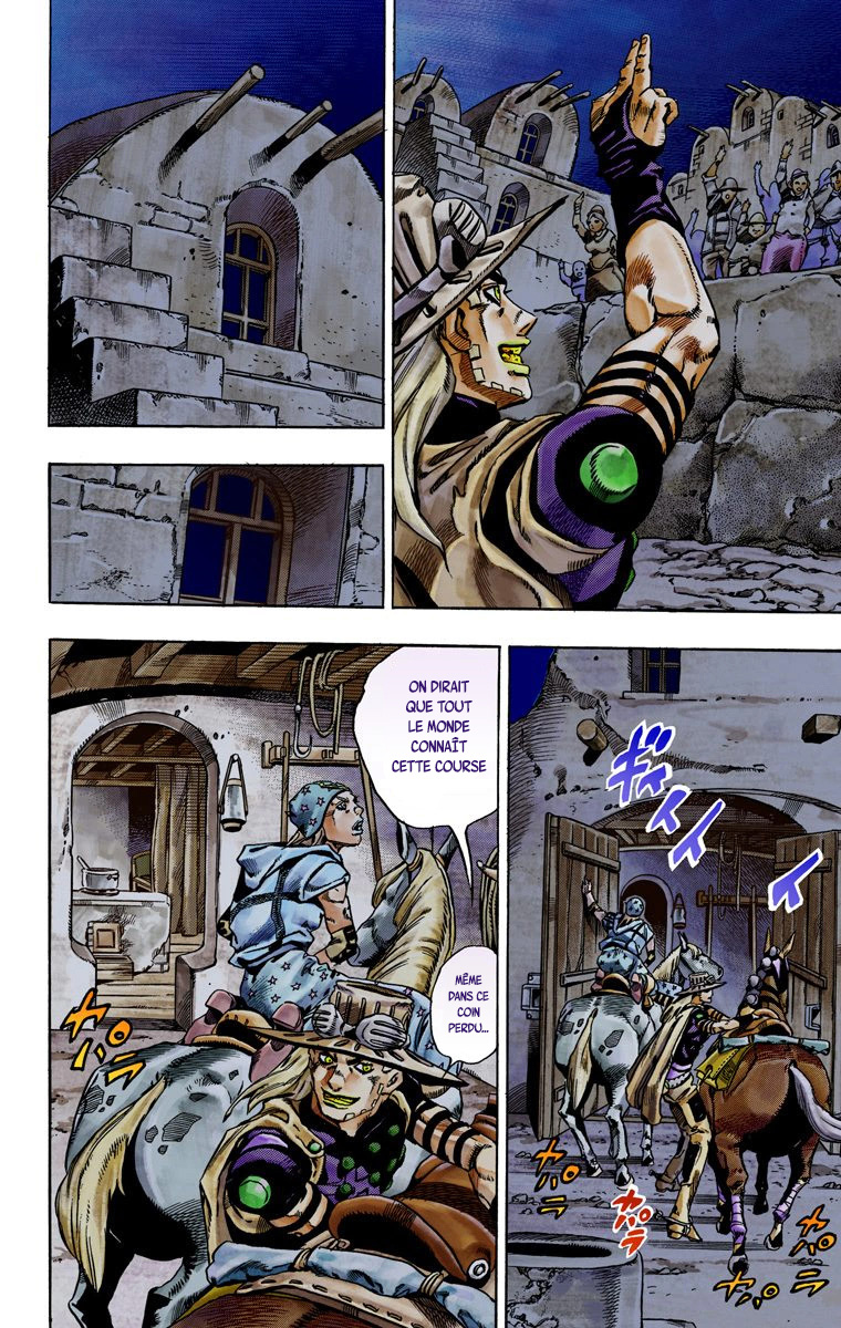 Read JoJo_s Bizarre Adventure Part 7 Steel Ball Run Official Colored FR Manga Online