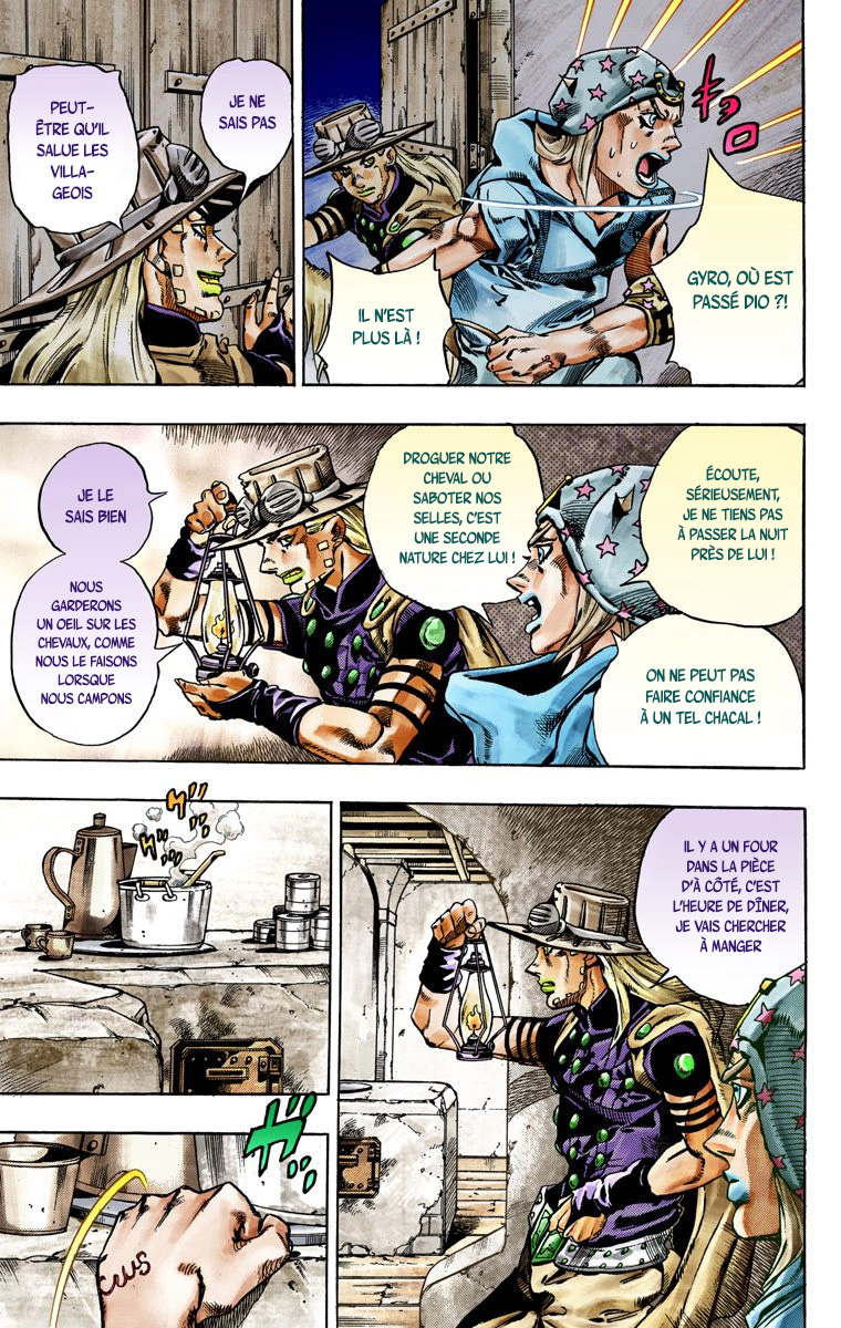 Read JoJo_s Bizarre Adventure Part 7 Steel Ball Run Official Colored FR Manga Online