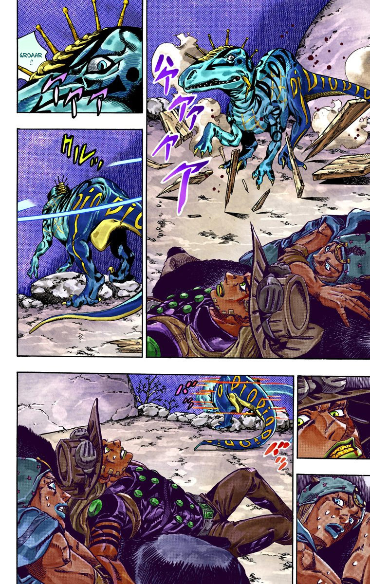 Read JoJo_s Bizarre Adventure Part 7 Steel Ball Run Official Colored FR Manga Online