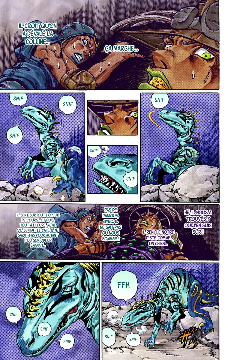 Read JoJo_s Bizarre Adventure Part 7 Steel Ball Run Official Colored FR Manga Online