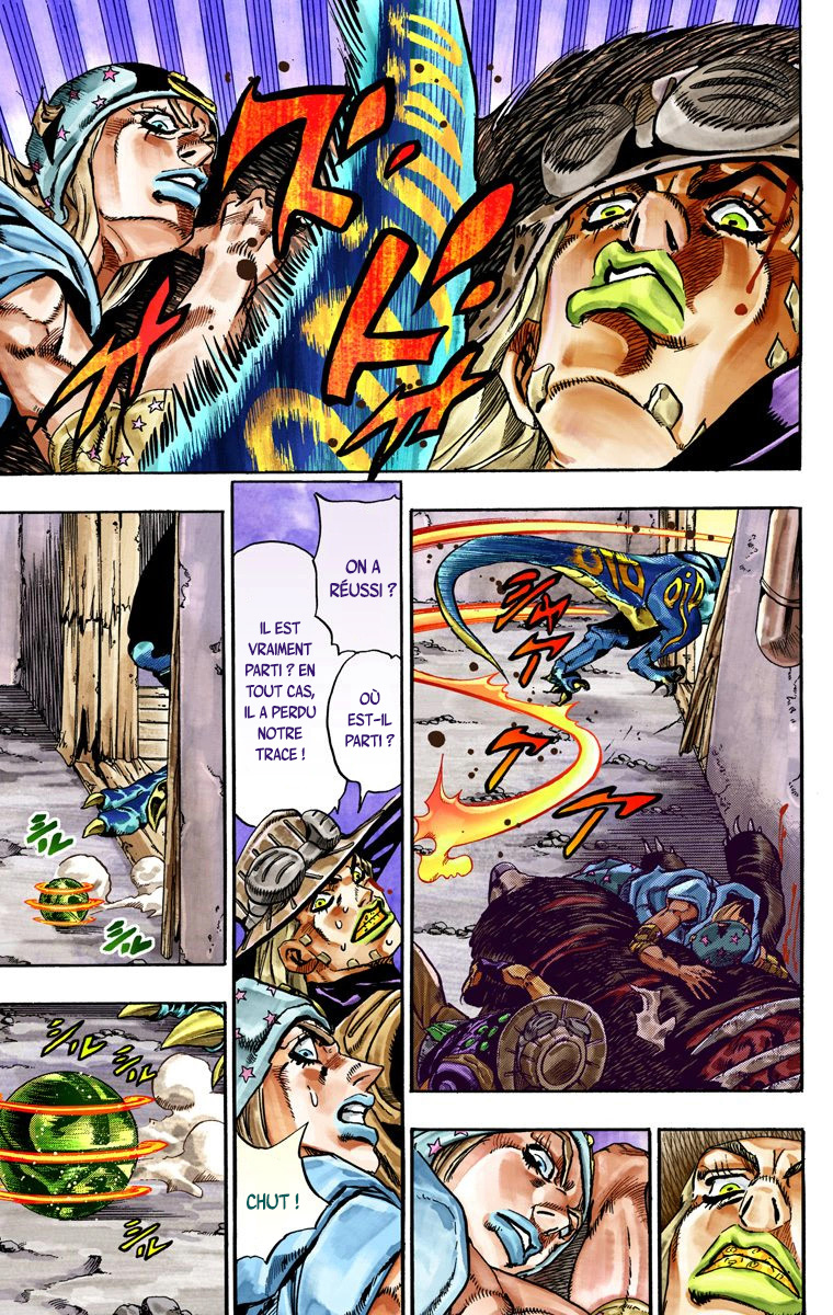 Read JoJo_s Bizarre Adventure Part 7 Steel Ball Run Official Colored FR Manga Online