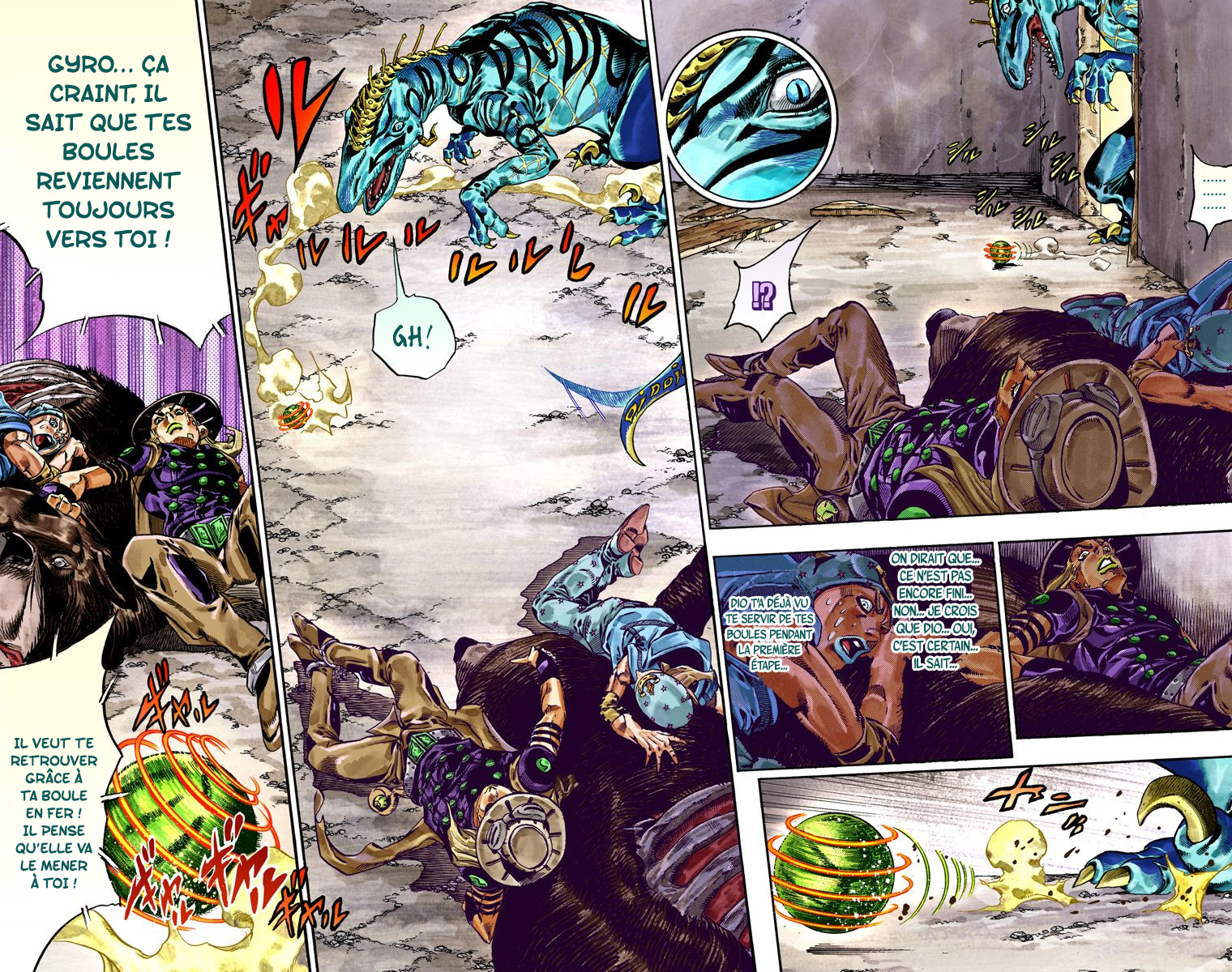Read JoJo_s Bizarre Adventure Part 7 Steel Ball Run Official Colored FR Manga Online