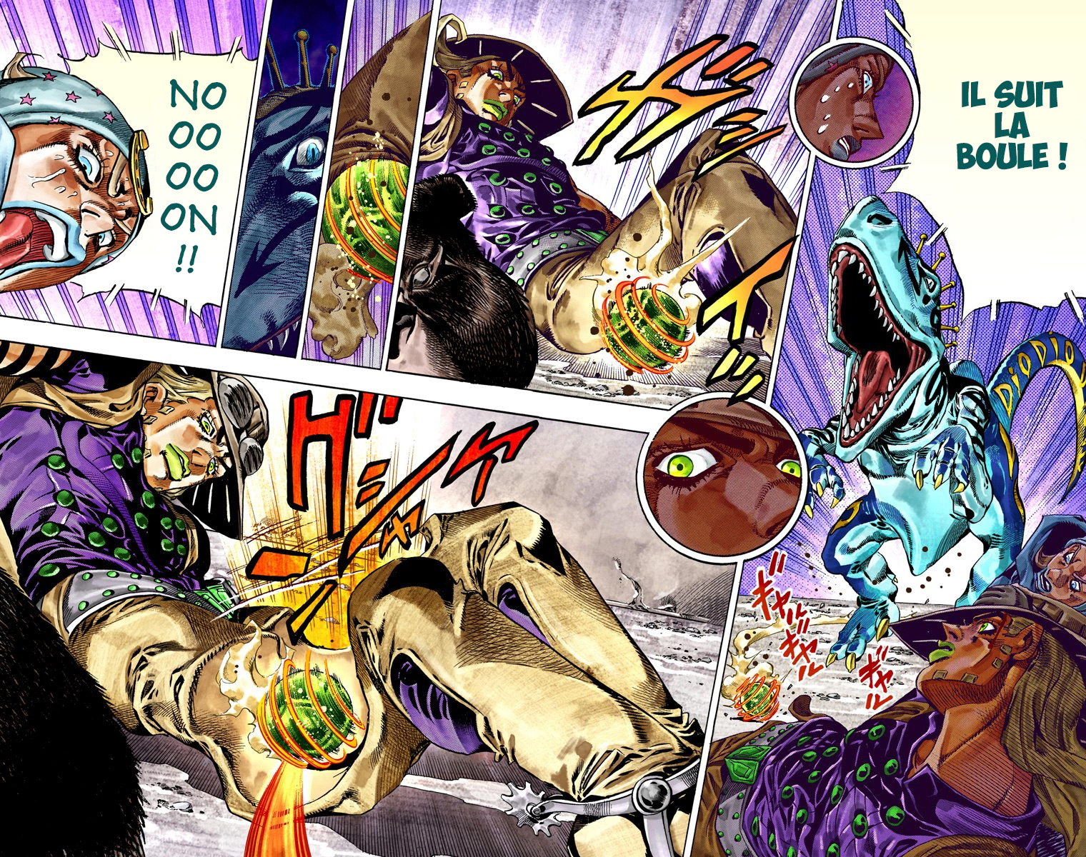 Read JoJo_s Bizarre Adventure Part 7 Steel Ball Run Official Colored FR Manga Online