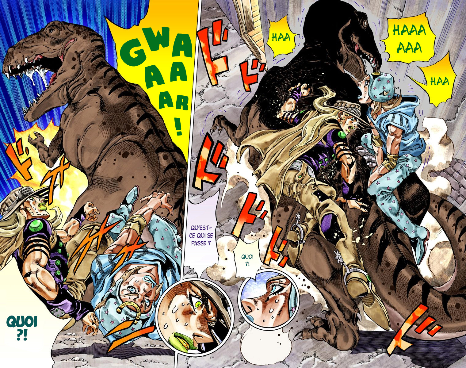 Read JoJo_s Bizarre Adventure Part 7 Steel Ball Run Official Colored FR Manga Online