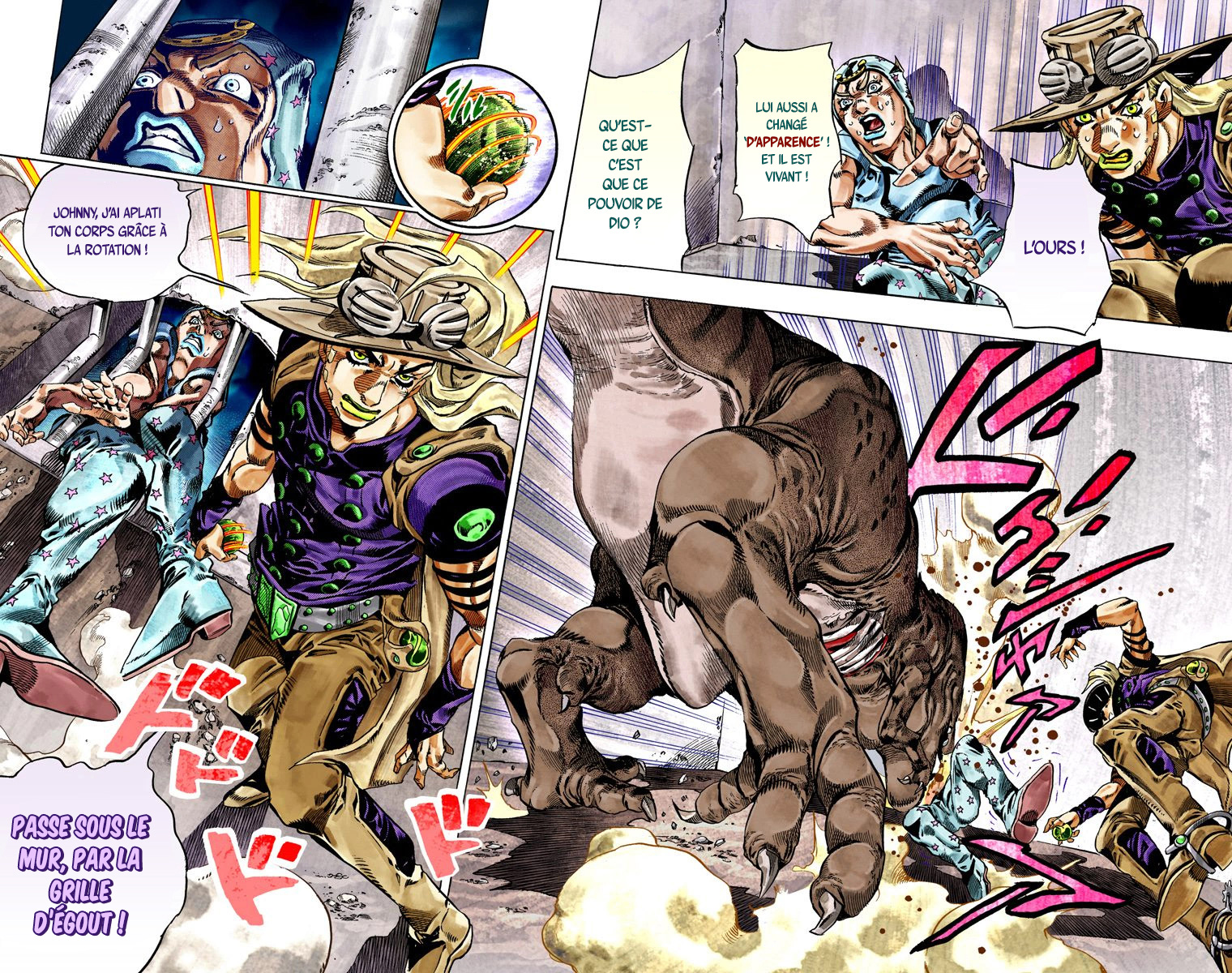 Read JoJo_s Bizarre Adventure Part 7 Steel Ball Run Official Colored FR Manga Online