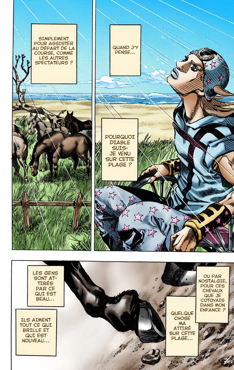 Read JoJo_s Bizarre Adventure Part 7 Steel Ball Run Official Colored FR Manga Online