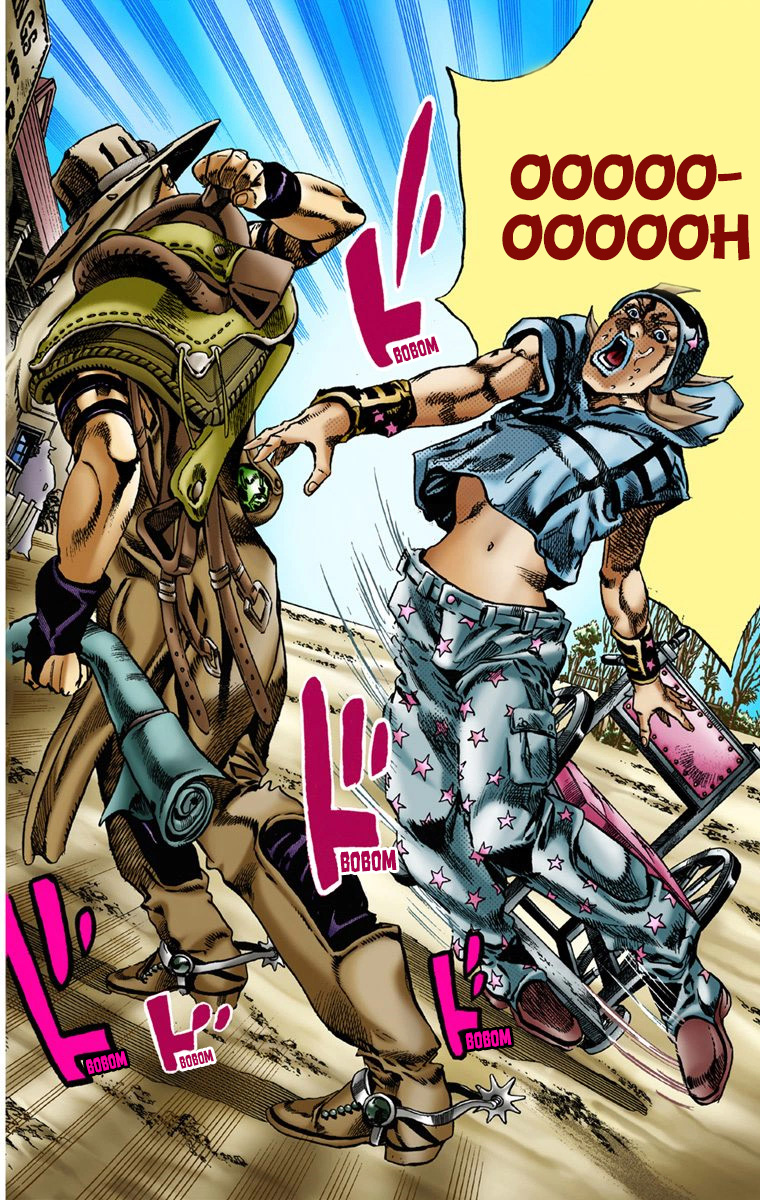 Read JoJo_s Bizarre Adventure Part 7 Steel Ball Run Official Colored FR Manga Online