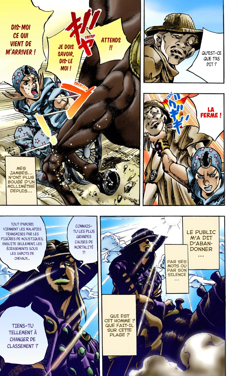 Read JoJo_s Bizarre Adventure Part 7 Steel Ball Run Official Colored FR Manga Online