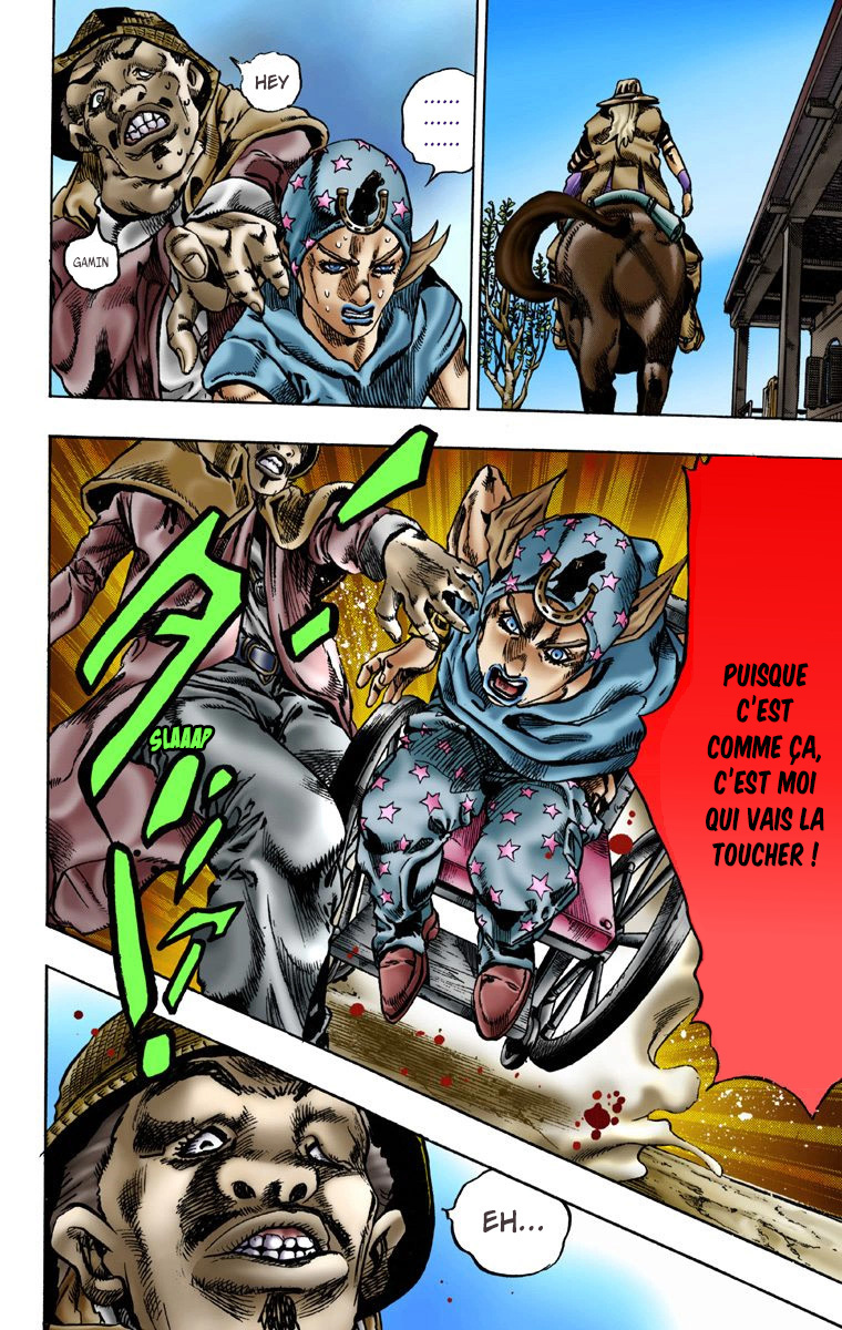 Read JoJo_s Bizarre Adventure Part 7 Steel Ball Run Official Colored FR Manga Online