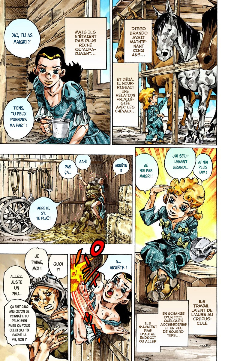 Read JoJo_s Bizarre Adventure Part 7 Steel Ball Run Official Colored FR Manga Online