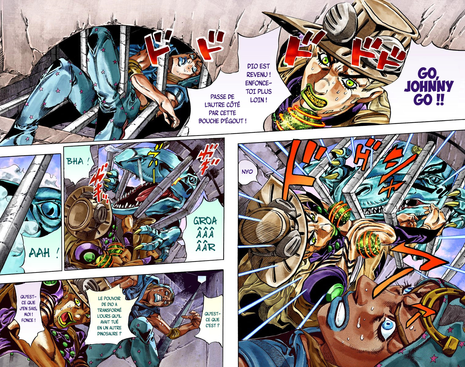 Read JoJo_s Bizarre Adventure Part 7 Steel Ball Run Official Colored FR Manga Online