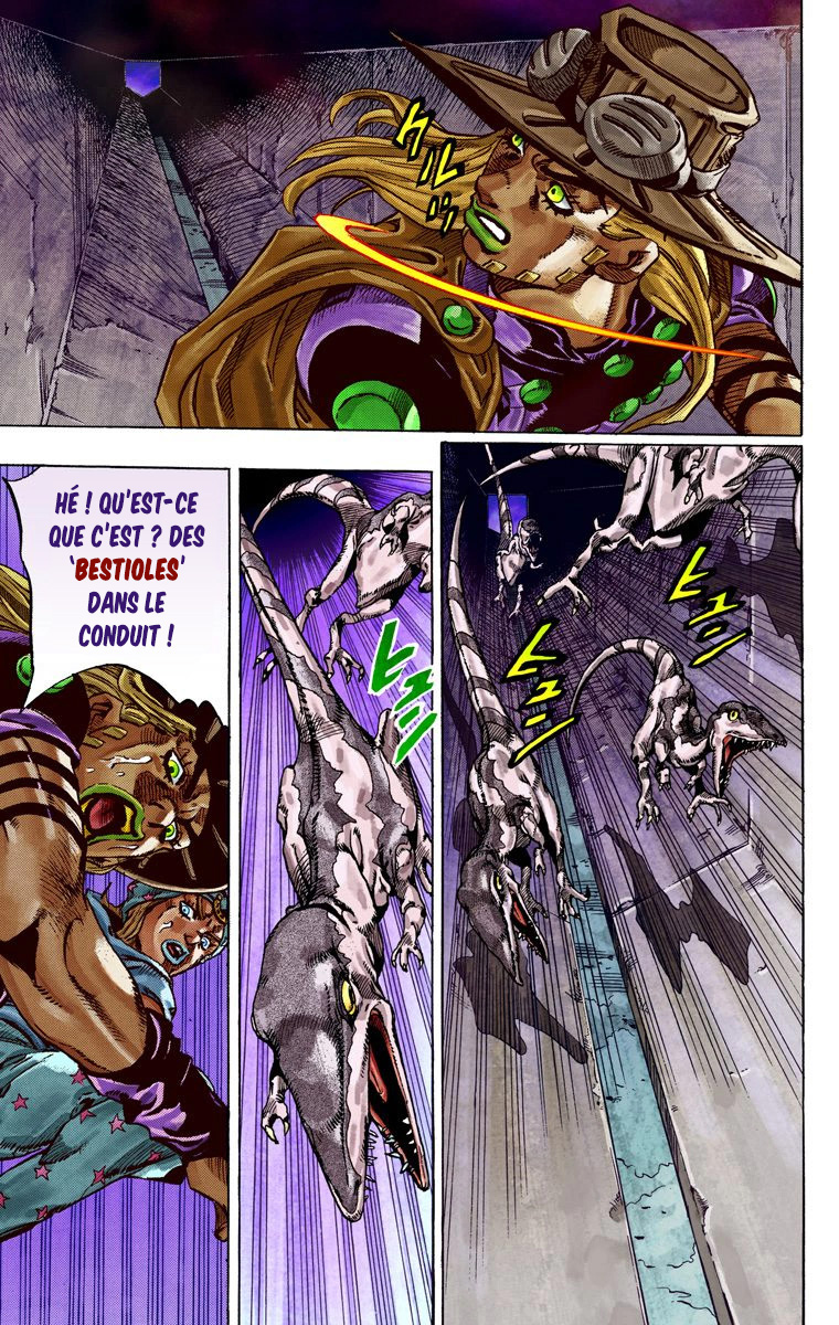 Read JoJo_s Bizarre Adventure Part 7 Steel Ball Run Official Colored FR Manga Online