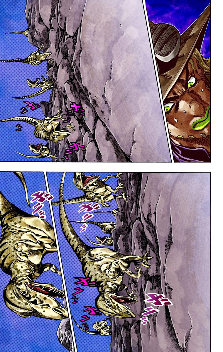 Read JoJo_s Bizarre Adventure Part 7 Steel Ball Run Official Colored FR Manga Online