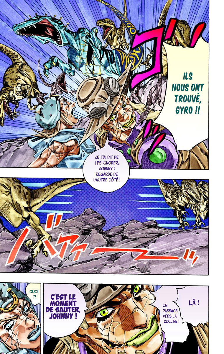 Read JoJo_s Bizarre Adventure Part 7 Steel Ball Run Official Colored FR Manga Online
