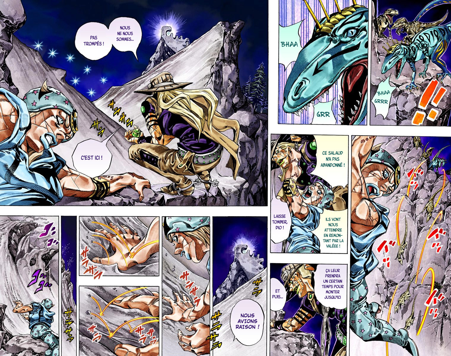 Read JoJo_s Bizarre Adventure Part 7 Steel Ball Run Official Colored FR Manga Online