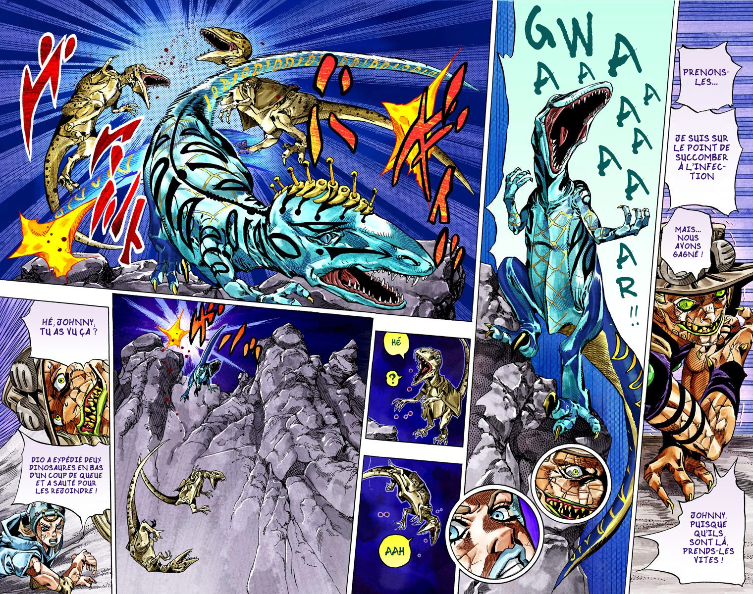 Read JoJo_s Bizarre Adventure Part 7 Steel Ball Run Official Colored FR Manga Online