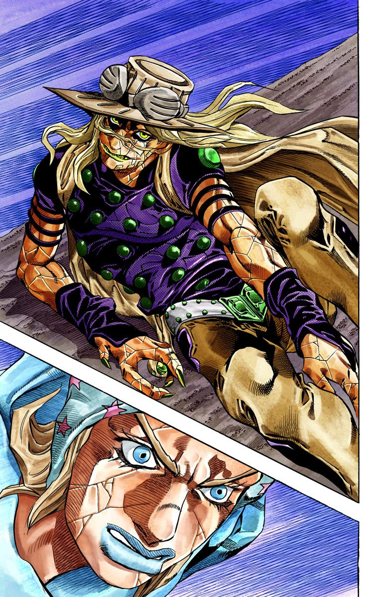 Read JoJo_s Bizarre Adventure Part 7 Steel Ball Run Official Colored FR Manga Online