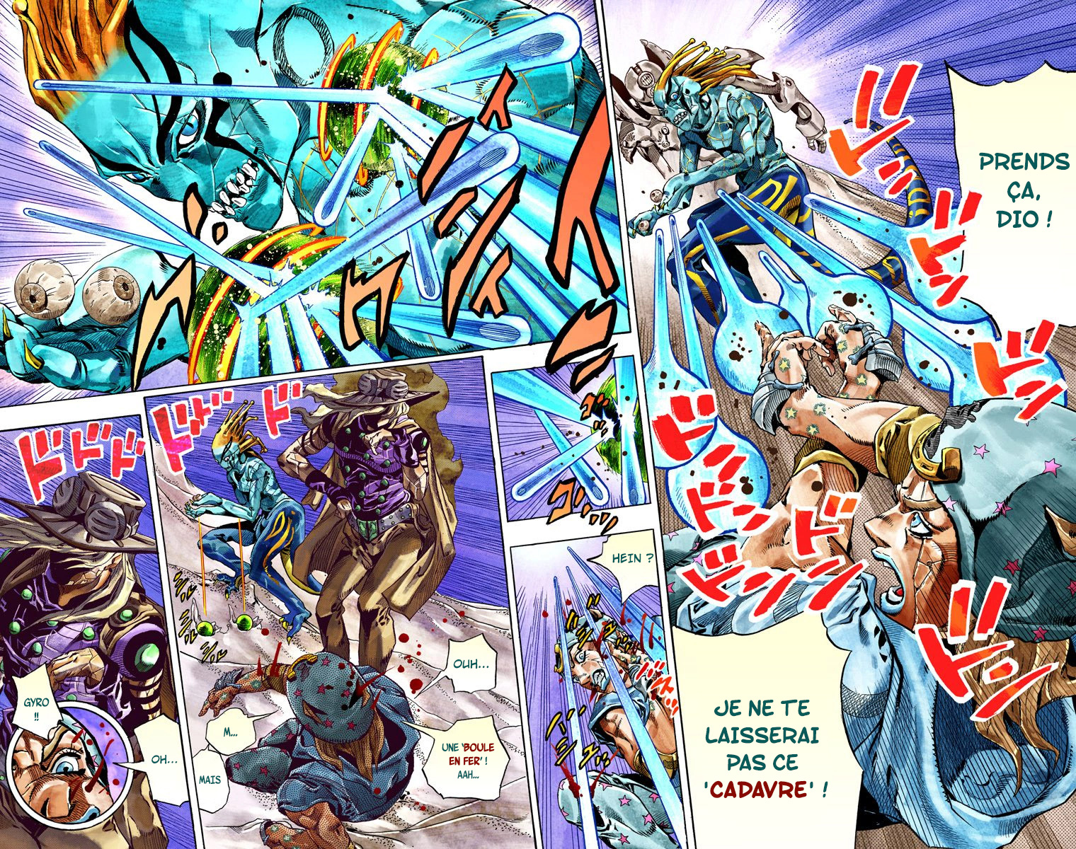 Read JoJo_s Bizarre Adventure Part 7 Steel Ball Run Official Colored FR Manga Online