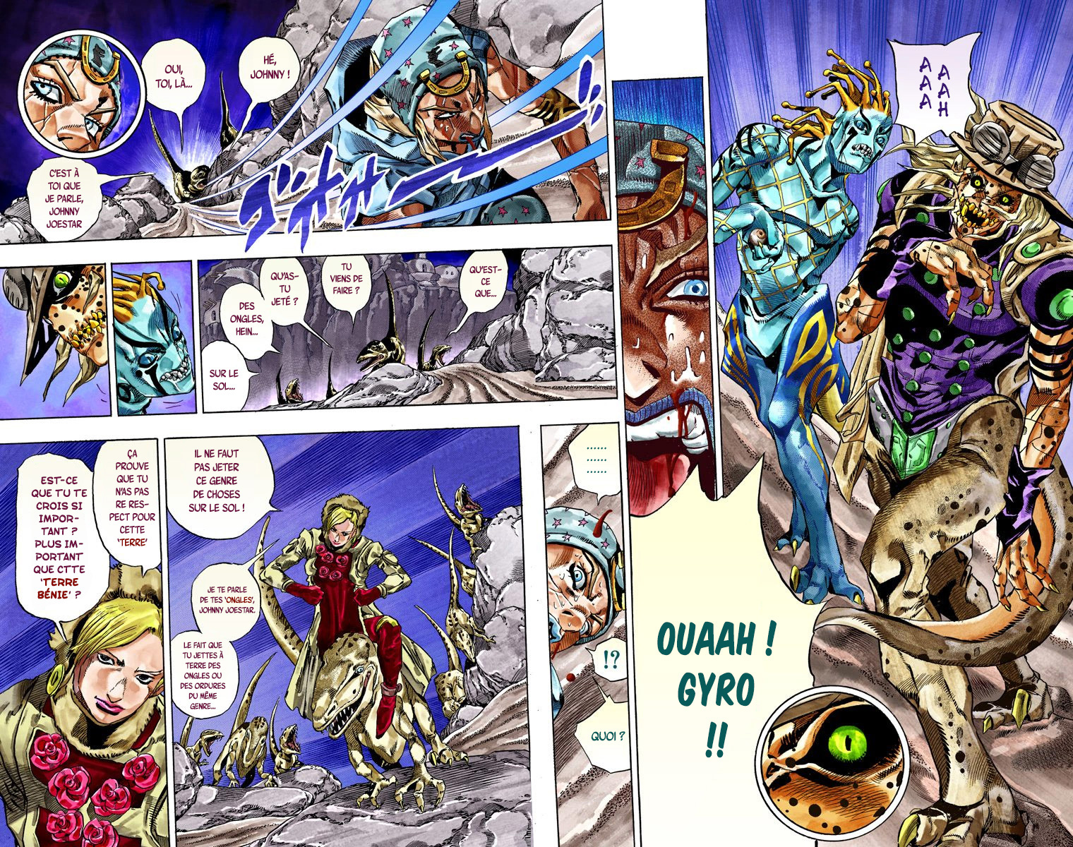 Read JoJo_s Bizarre Adventure Part 7 Steel Ball Run Official Colored FR Manga Online