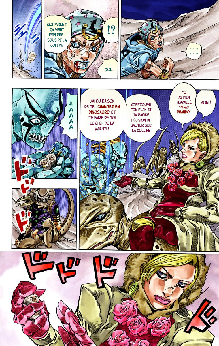 Read JoJo_s Bizarre Adventure Part 7 Steel Ball Run Official Colored FR Manga Online