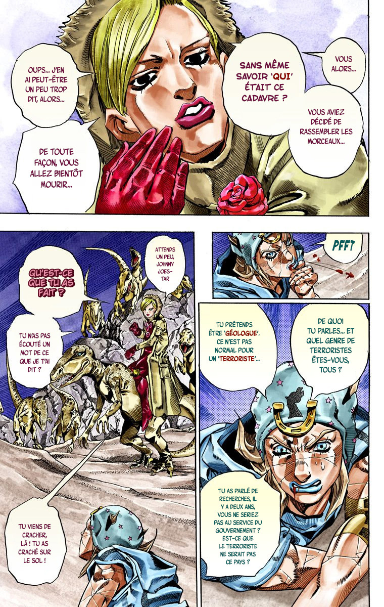 Read JoJo_s Bizarre Adventure Part 7 Steel Ball Run Official Colored FR Manga Online