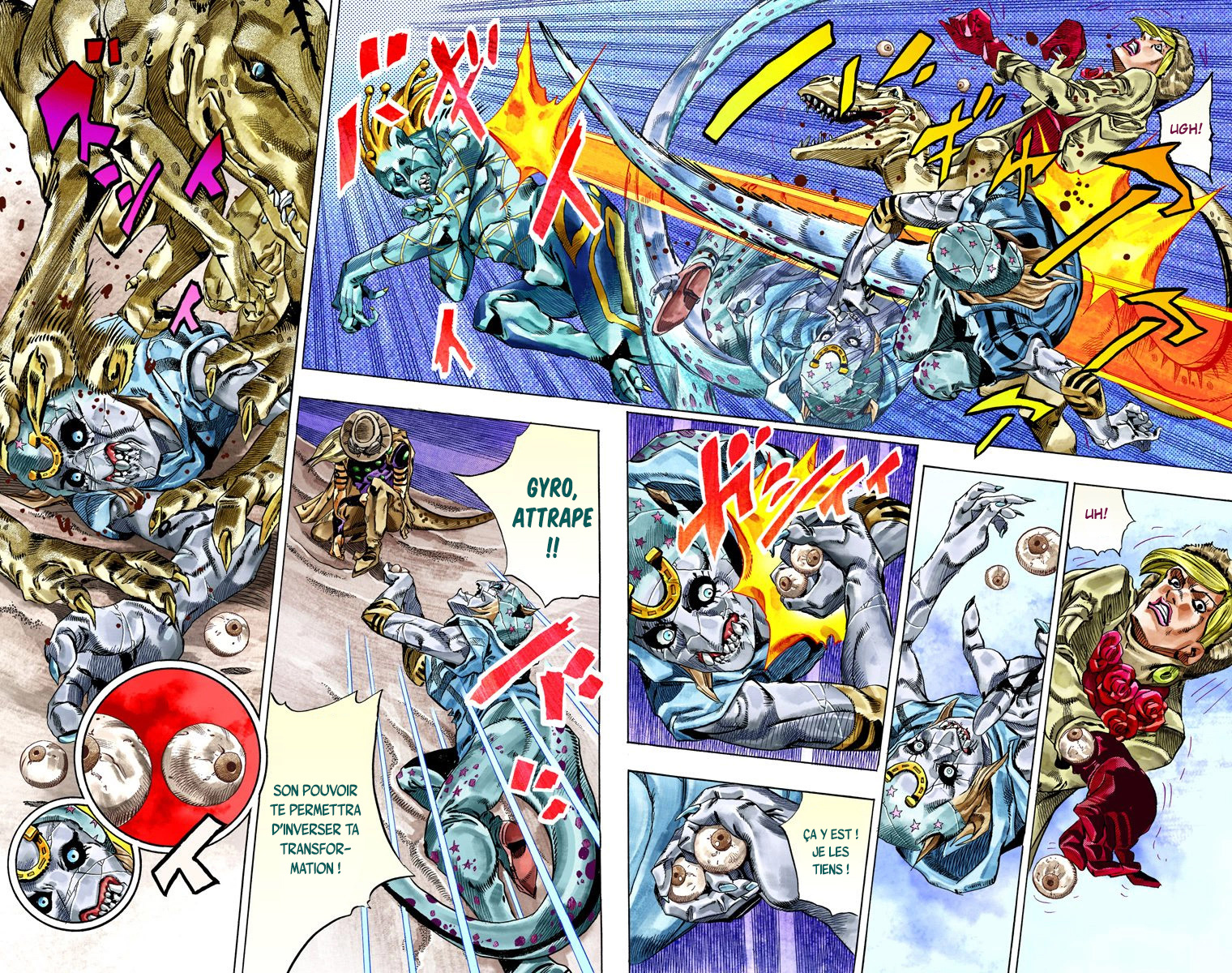 Read JoJo_s Bizarre Adventure Part 7 Steel Ball Run Official Colored FR Manga Online